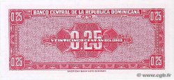 25 Centavos Oro RÉPUBLIQUE DOMINICAINE  1961 P.087a UNC