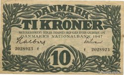 10 Kroner DENMARK  1947 P.037e