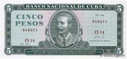 5 Pesos CUBA  1970 P.103b