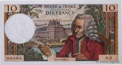 10 Francs VOLTAIRE Spécimen FRANCE  1963 F.62.01S UNC-