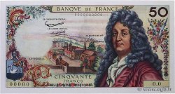 50 Francs RACINE Spécimen FRANCE  1962 F.64.01S UNC