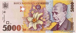5000 Lei RUMANIA  1998 P.107a