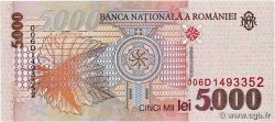 5000 Lei ROMANIA  1998 P.107a UNC-