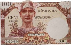 100 Francs TRÉSOR PUBLIC Épreuve FRANCE  1955 VF.34.00Ed AU
