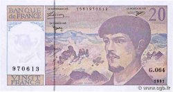 20 Francs DEBUSSY Modifié FRANCIA  1997 F.66ter.02-64