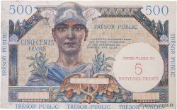 5NF sur 500 Francs TRÉSOR PUBLIC Épreuve FRANCE  1960 VF.37.00Ed1 UNC