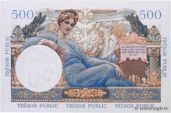 5NF sur 500 Francs TRÉSOR PUBLIC Spécimen FRANCE  1960 VF.37.00S UNC