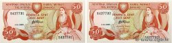 50 Cents Consécutifs CHYPRE  1989 P.52