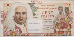 1 NF sur 100 Francs La Bourdonnais Épreuve FRENCH ANTILLES  1960 P.01E