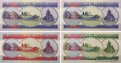 1, 5 et 10 Pounds Lot ÎLES FALKLAND  1983 P.12a, P.13a et P.14a pr.NEUF