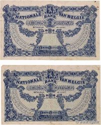 1 Franc Consécutifs BÉLGICA  1920 P.092 MBC