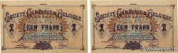 1 Franc Consécutifs BELGIQUE  1918 P.086b SUP