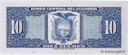 10 Sucres ECUADOR  1975 P.109 VF