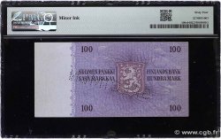 100 Markkaa Spécimen FINLANDE  1963 P.106s pr.NEUF