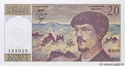 20 Francs DEBUSSY FRANCE  1986 F.66.07W16 pr.NEUF