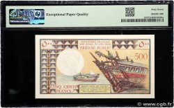 500 Francs FRENCH AFARS AND ISSAS  1975 P.33 FDC