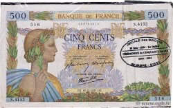 500 Francs LA PAIX Commémoratif FRANCE  1941 F.32.25