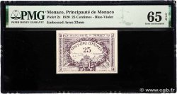 25 Centimes MONACO  1920 P.02c