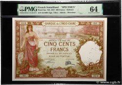 500 Francs Spécimen DJIBOUTI  1927 P.09as