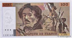 100 Francs DELACROIX 442-1 & 442-2 FRANCE  1994 F.69TER.01a
