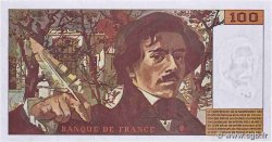 100 Francs DELACROIX 442-1 & 442-2 FRANCE  1994 F.69TER.01a AU