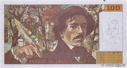 100 Francs DELACROIX 442-1 & 442-2 FRANCE  1995 F.69TER.02c XF+
