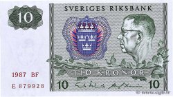 10 Kronor SUÈDE  1987 P.52e