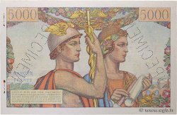 5000 Francs TERRE ET MER Spécimen FRANCE  1949 F.48.01Sp XF+