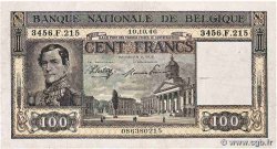 100 Francs BELGIUM  1946 P.126