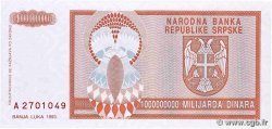 1000000000 Dinara BOSNIA HERZEGOVINA  1993 P.147a