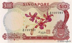 10 Dollars SINGAPORE  1973 P.03D