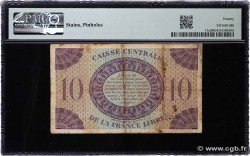 10 Francs SAINT PIERRE ET MIQUELON  1943 P.11 TB