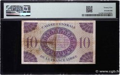 10 Francs SAINT PIERRE AND MIQUELON  1943 P.11 VF