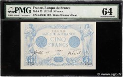 5 Francs BLEU FRANCE  1916 F.02.44