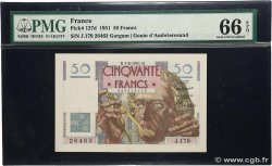 50 Francs LE VERRIER FRANCE  1951 F.20.18 UNC