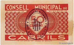 50 Centimes SPAIN Cambrils 1937 E.- AU+