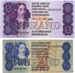 2 et 5 Rand Lot SUDÁFRICA  1983 P.118d et P.119e