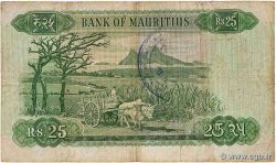 25 Rupees MAURITIUS  1967 P.32b G