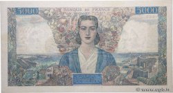 5000 Francs EMPIRE FRANÇAIS FRANKREICH  1946 F.47.52 fVZ