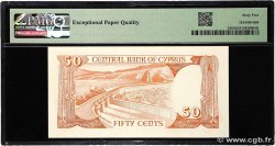 50 Cents CYPRUS  1989 P.52 UNC