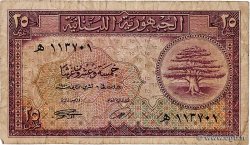 25 Piastres LIBANO  1950 P.042