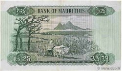 25 Rupees MAURITIUS  1967 P.32b F+