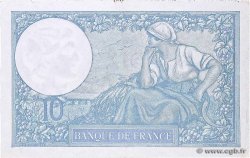 10 Francs MINERVE modifié FRANCE  1939 F.07.07 VF+
