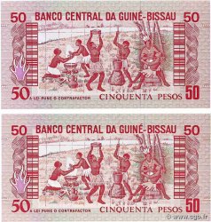 50 Pesos Lot GUINEA-BISSAU  1990 P.10 UNC
