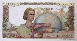 10000 Francs GÉNIE FRANÇAIS FRANCE  1953 F.50.64