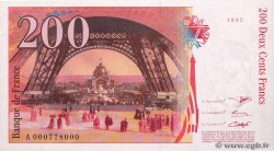 200 Francs EIFFEL Numéro spécial FRANKREICH  1995 F.75.01 ST