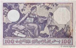 100 Francs TUNISIA  1936 P.10c F+