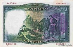 100 Pesetas SPAIN  1931 P.083 VF+