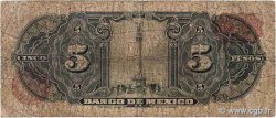 5 Pesos MEXIQUE  1959 P.060e B