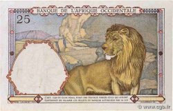 25 Francs FRENCH WEST AFRICA  1939 P.22 VF